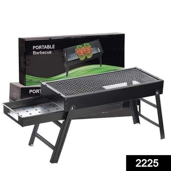 2225 Folding Portable Barbeque Bbq Grill Set For Outdoor And Home - Trendex