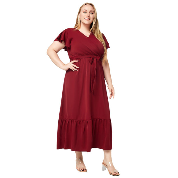 Women's Fashionable Elegant Large Swing Dress - Trendex