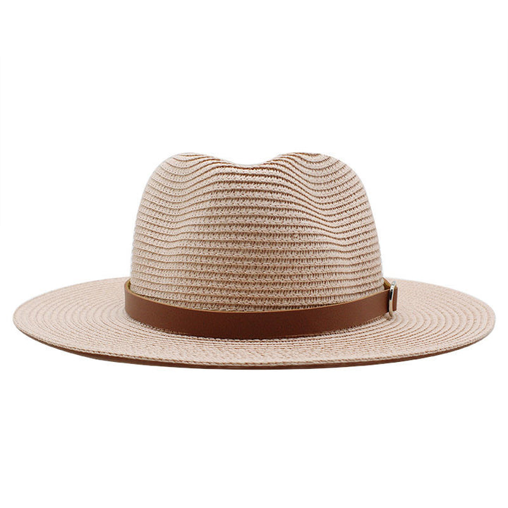 Sun Protection Travel Vacation Beach Woven Denim Top Hat - Trendex