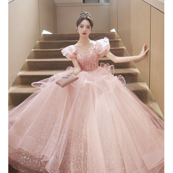 Evening Dress Women's Banquet Ceremony Exam Super Fairy Princess - Trendex