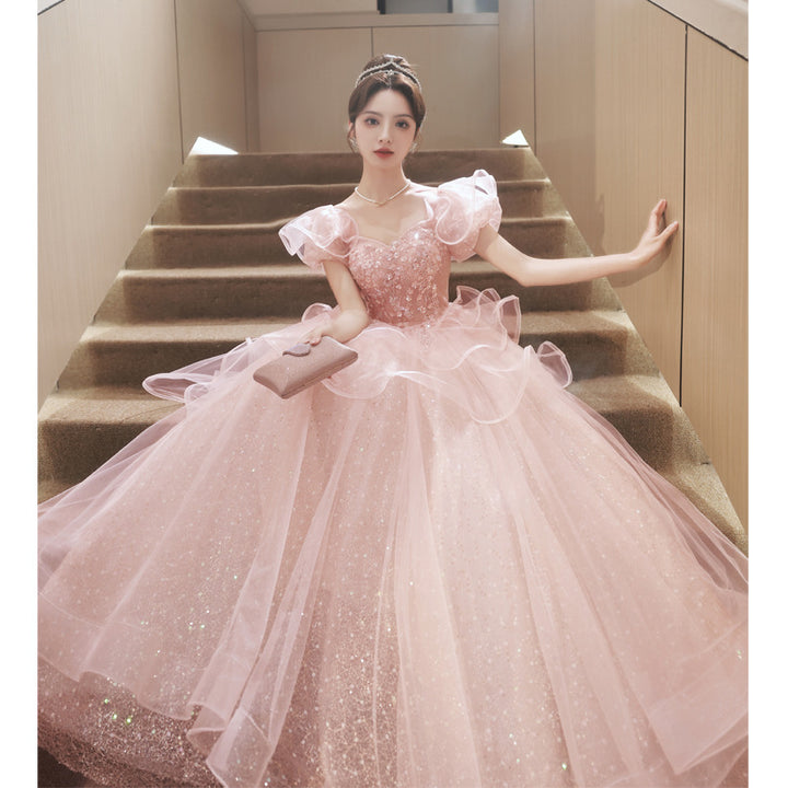 Evening Dress Women's Banquet Ceremony Exam Super Fairy Princess - Trendex