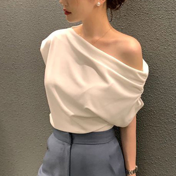 Summer New Niche Irregular Shoulder Design Sense - Trendex