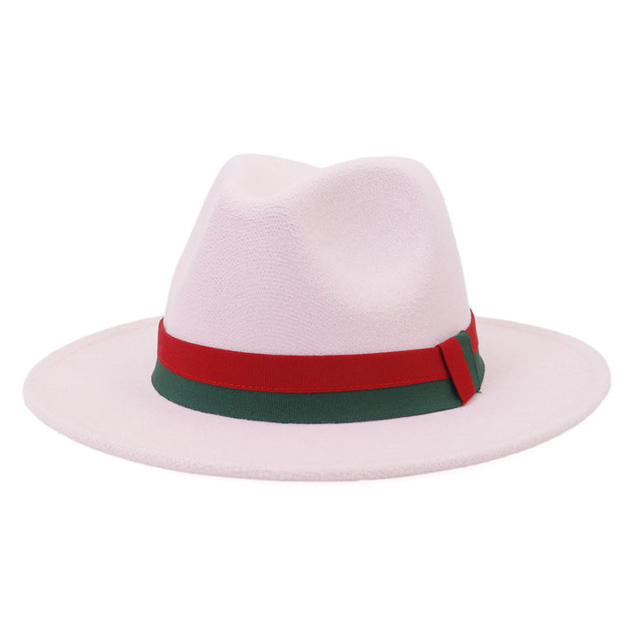 Big Brim British Style Woolen Jazz Top Hat - Trendex