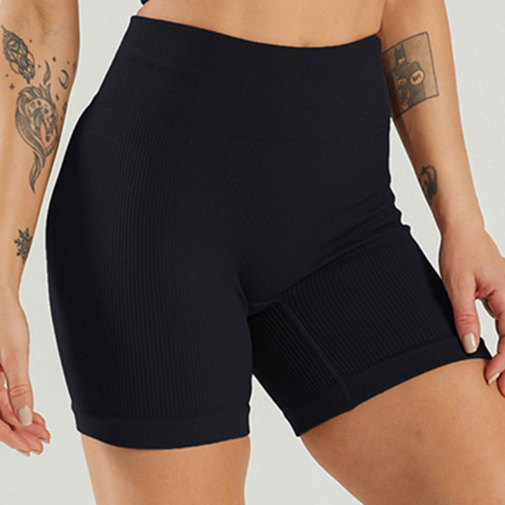 Seamless Knitted High Elastic Sports Underwear U Square Collar Yoga Suit - Trendex