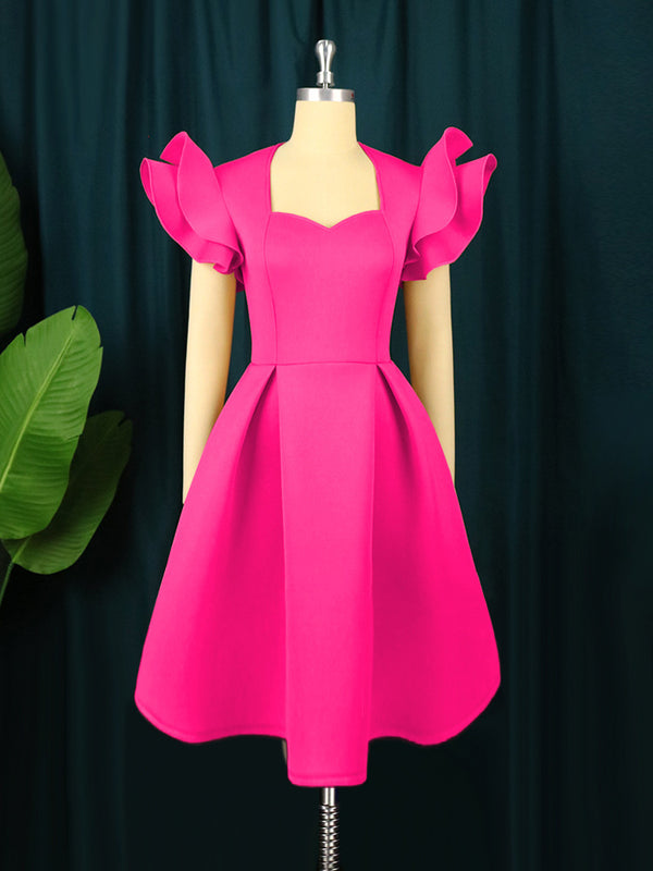 Large Swing High Waist Slimming A- Line Skirt - Trendex