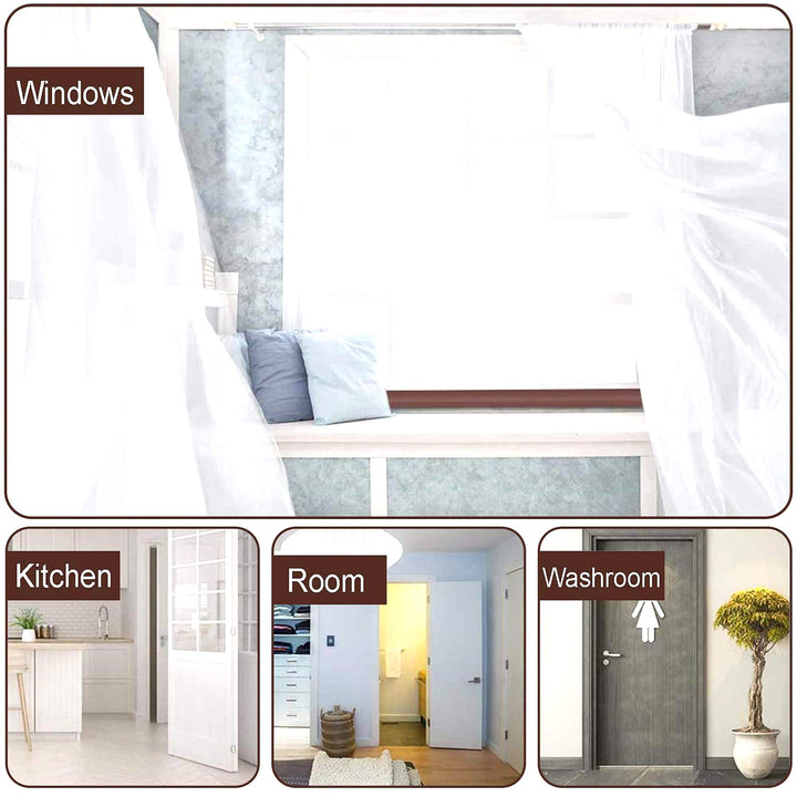 1752 Twin Door Draft Stopperguard Protector For Doors And Windows - Trendex