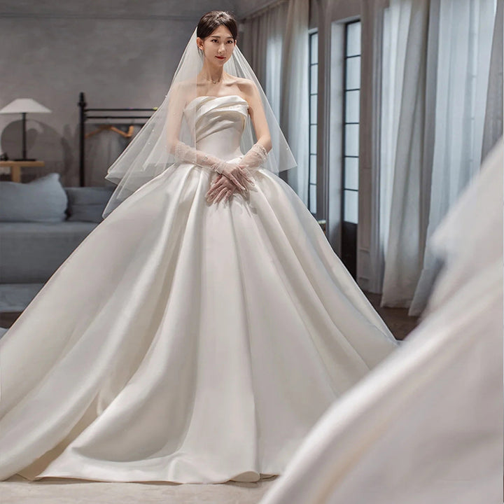 Temperament Princess Style French Satin Tail - Trendex