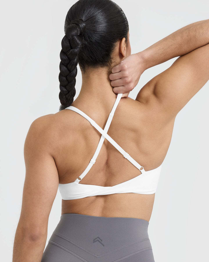 Sports Collar Cross Twist Strap Fitness Yoga Double-sided Brocade Vest - Trendex