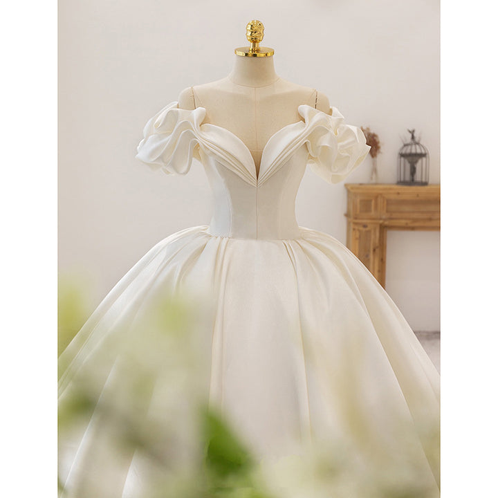 French Bride Small Premium Wedding Dress - Trendex