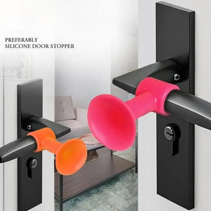 1442 Door Stopper Mini Anti-collision Silicone Door Handle Crash Pad - Trendex
