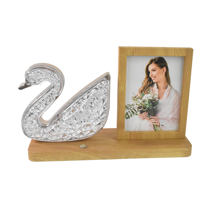Duck Shape Cystal Led Lamp  Photo Frame Night Lamp  Wedding Gift  Love Couple - Trendex