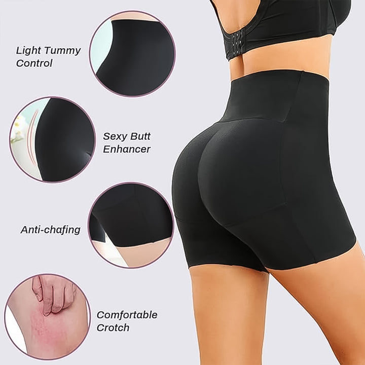 Womens Butt Lifter Padded Underwear Hip Pads Body Shaper Control Knickers Hip Pad (1 Pc  Large) - Trendex