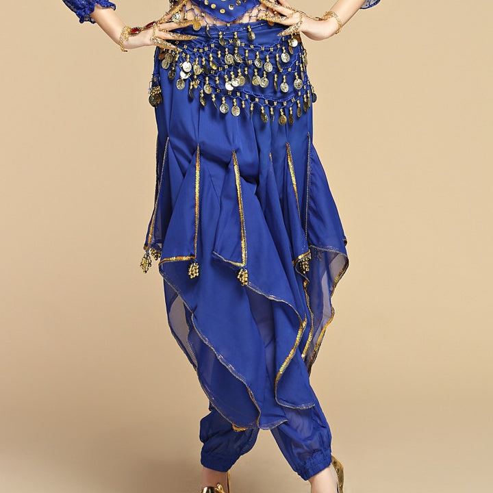 Children's Creative Leg Binding Glitter Chiffon Pants - Trendex