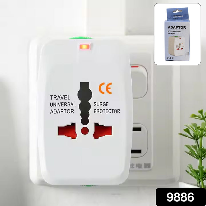 Universal Travel Adapter With Dual Usb Charger Ports - International Multipurpose - Trendex