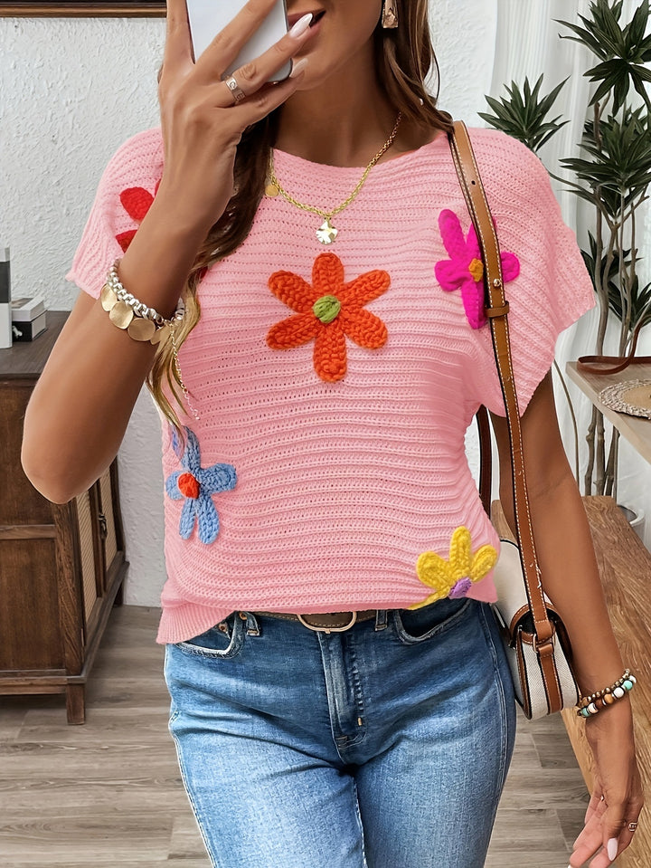 Women's Summer New All-matching Loose Knitted Pullover - Trendex