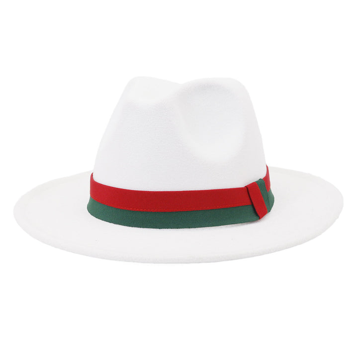 Big Brim British Style Woolen Jazz Top Hat - Trendex
