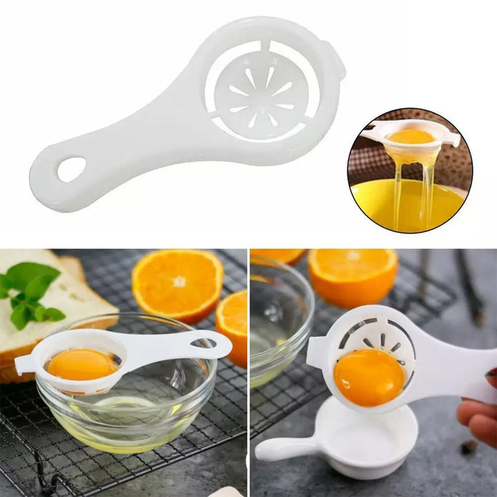 2885 Egg Yolk Separator Egg White Yolk Filter Separator Egg Strainer Spoon Filter Egg Divider - Trendex