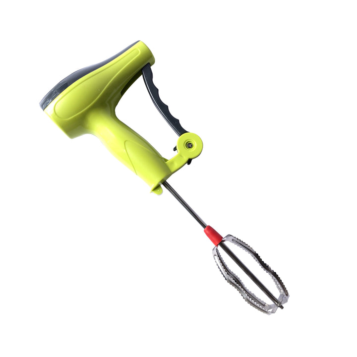 0703 Power Free Manual Hand Blender With Stainless Steel Blades Milk Lassi Maker Egg Beater Mixer Rawai - Trendex