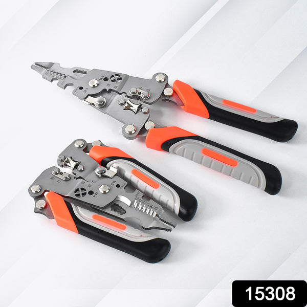 8 In 1 Wire Stripper Pliers Soft Grip - Trendex
