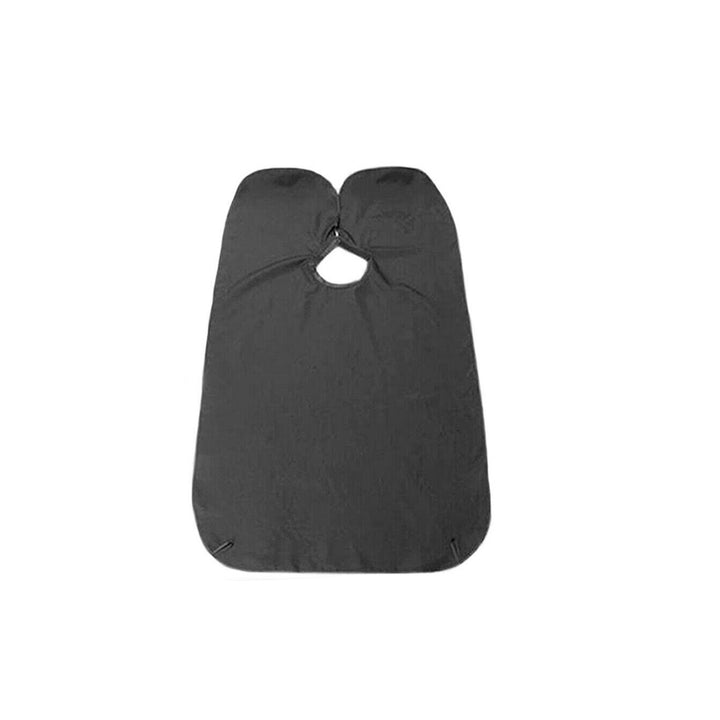 6027 Black Beard Apron Hair Clippings Catcher Grooming Bib - Trendex