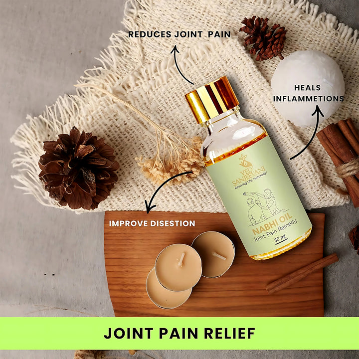 Ved Sanjeevani Nabhi Oil For Joint Pain Relief (30ml  1 Pc) - Trendex