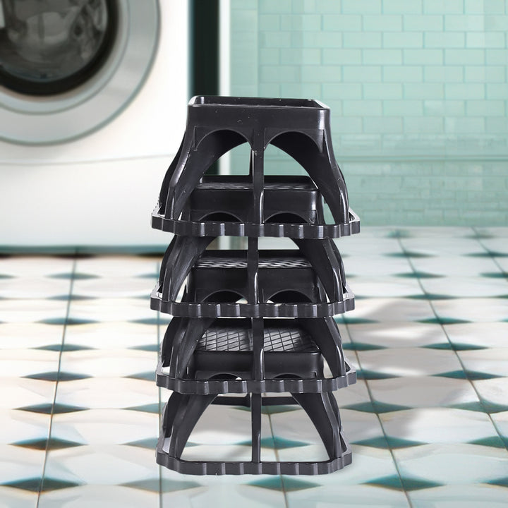Multi-purpose Plastic Washing Machine Stand (4 Pcs Set) - Trendex