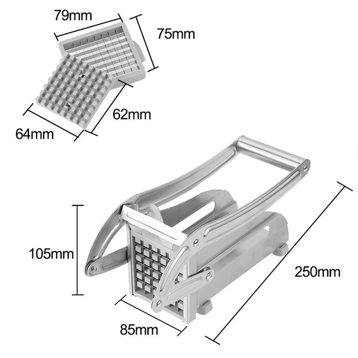 0083a French Fries Potato Chips Strip Cutter Machine With Blade - Trendex