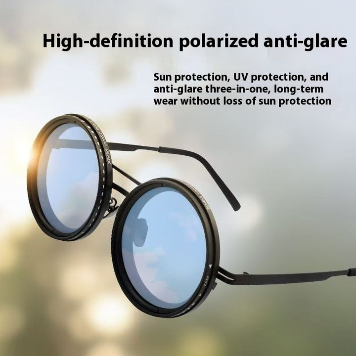 New 9-gear Adjustable High Light Transmission UV Polarized Sunglasses - Trendex