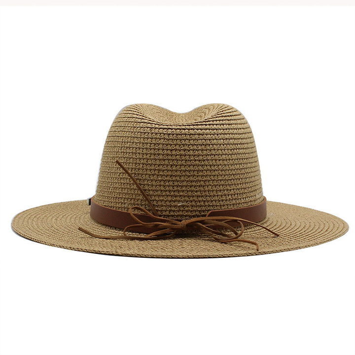 Sun Protection Travel Vacation Beach Woven Denim Top Hat - Trendex