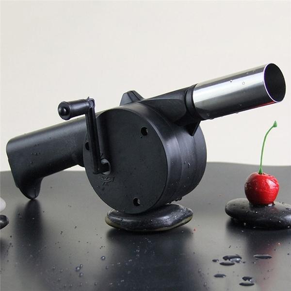 2282 Portable Hand Crank Air Blower Fan For Charcoal Grill Bbq - Trendex
