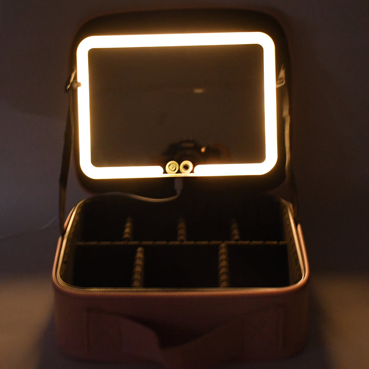 Premium Led Light Makeup Organizer Box - Trendex
