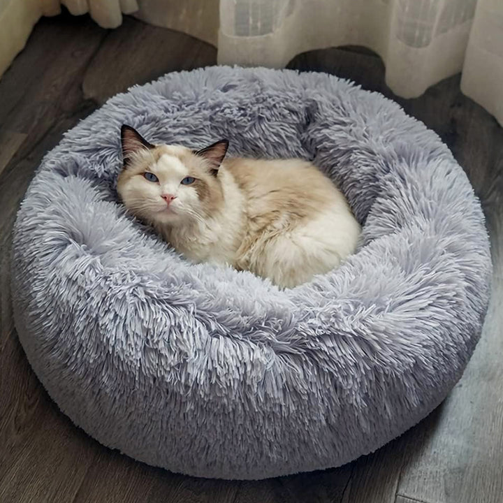 Round Dog Beds For Small Medium Dogs And Cats (1 Pc) - Trendex