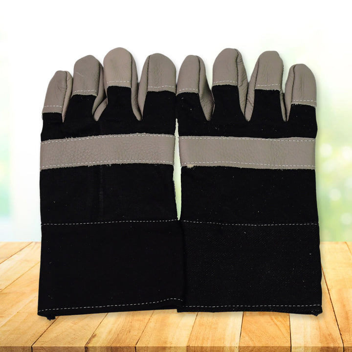 Gloves Gardening Gloves For Men Women Leather Gloves Heavy Duty Gloves (1 Pair) - Trendex