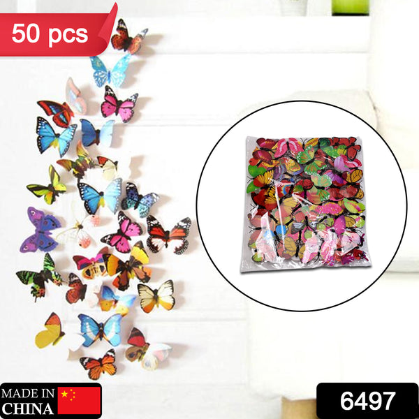 6497 Butterfly 3d Night Lamp Comes With 3d Illusion Design Suitable For Drawing Room Lobby. (Pack Of 50) - Trendex