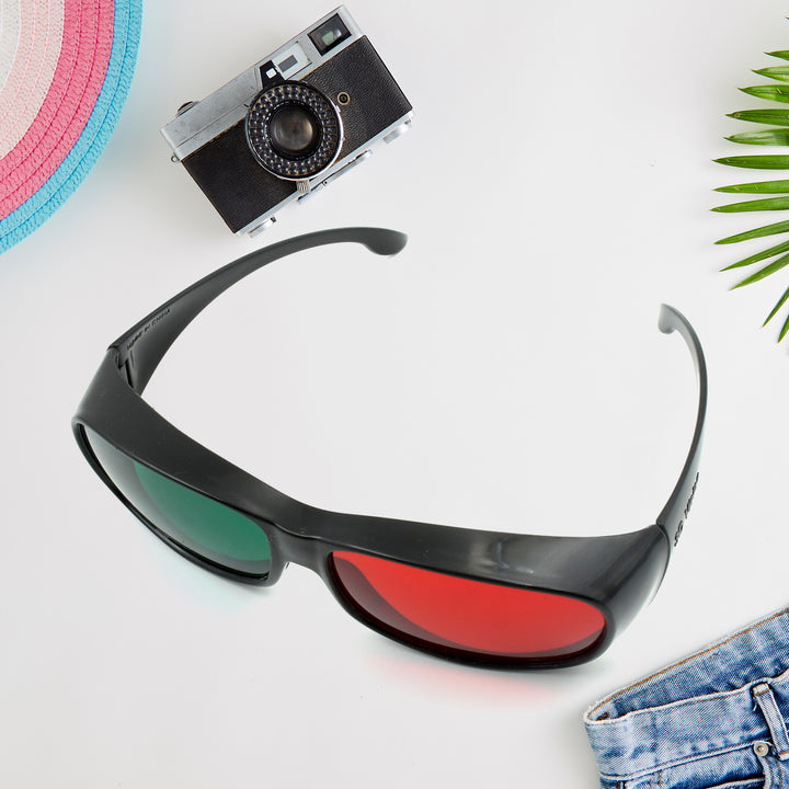 8774 Uv Protected Round Sunglasses 3d Classic Sunglasses For Men  Women Lightweight Both Outdoor And Indoor Use (1 Pc ) - Trendex