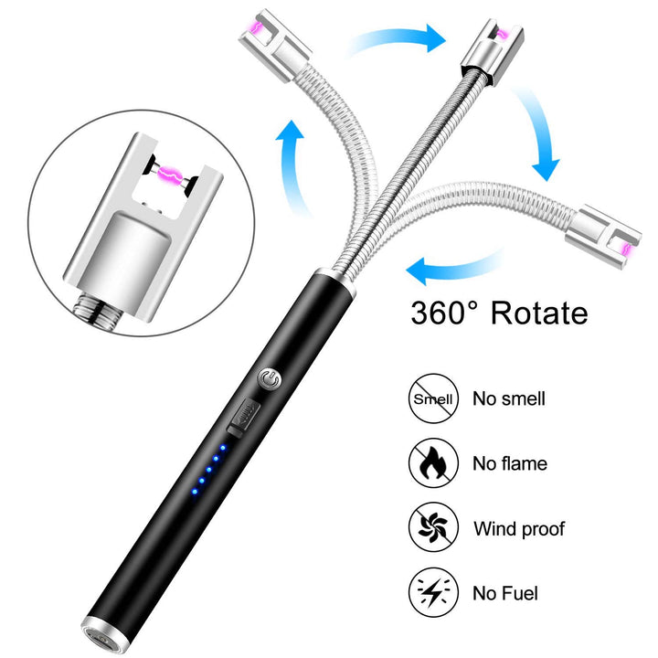 Rechargeable Usb Electric Gas Lighter - Trendex