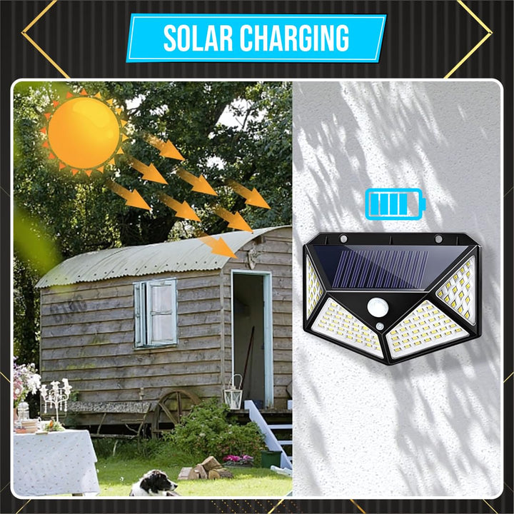 100 Led Motion Sensor Solar Light - Trendex