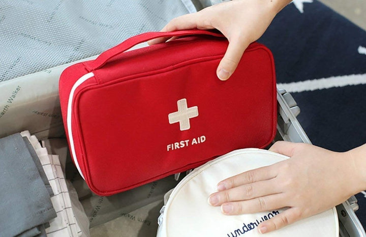 First Aid Travel Medicine Pouch - Trendex