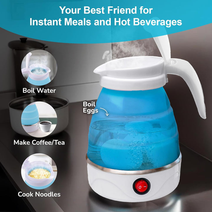 Silicon Kettle Foldable Collapsible Kettle - Trendex