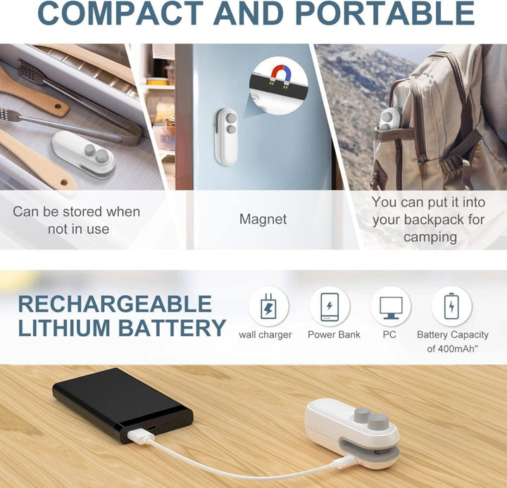 2 in 1 Usb Sealer Machine - Trendex