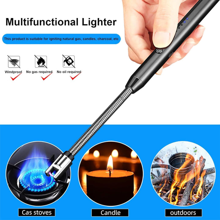 Rechargeable Usb Electric Gas Lighter - Trendex
