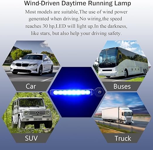 2pcs Car Decorative Daytime Running Led - Trendex