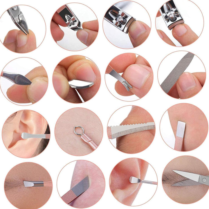 16 in 1 Manicure Set Nail Cutter - Trendex