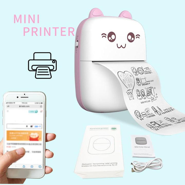 Rechargeable Mini Bluetooth Thermal Printer - Trendex