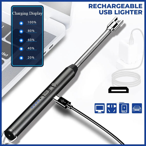 Rechargeable Usb Electric Gas Lighter - Trendex