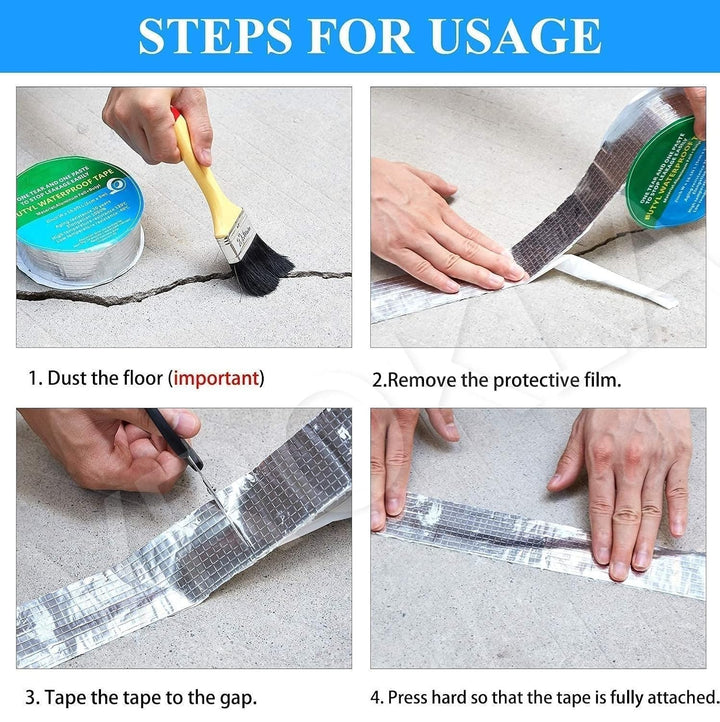 Waterproof Aluminum Butyl Tape 2inch 5mt - Trendex