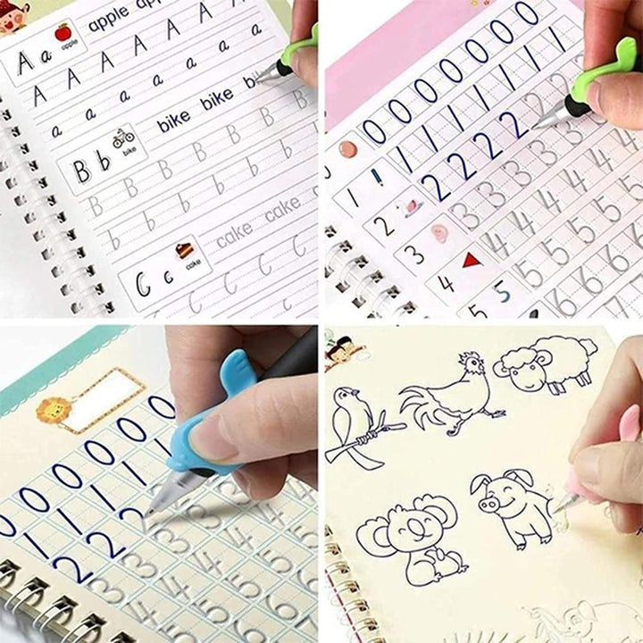 Magic Practice Book for kids 4 pcs 10 refill - Trendex