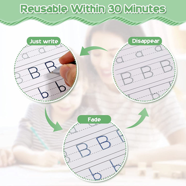 Magic Practice Book for kids 4 pcs 10 refill - Trendex