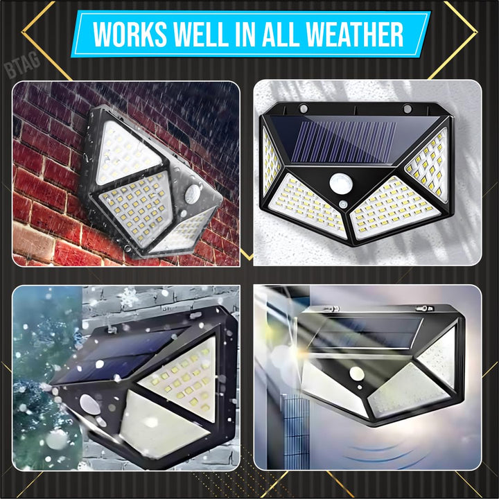 100 Led Motion Sensor Solar Light - Trendex