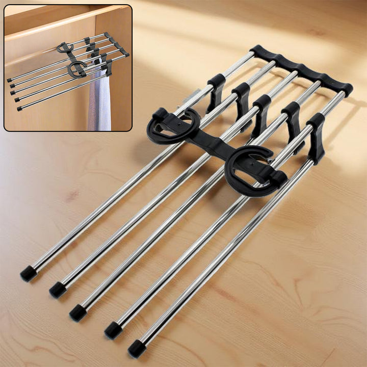 Adjustable Big Trouser Pants Hanger Organizer - Trendex